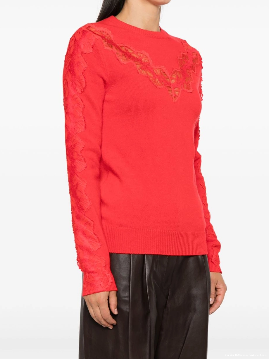 Affordable Women lace-detailed sweater Stella McCartney 0329